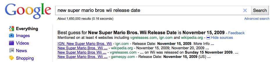 New super Mario bros wii release date