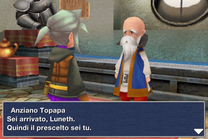 Final Fantasy III pour iPhone en italien