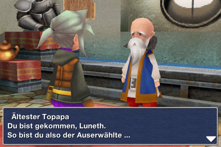 Final Fantasy III pour iPhone en Allemand