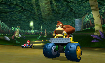 Donkey Kong dans Mario Kart 3DS