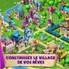 Jeux de fille pour de joyeuses fêtes: Fantasy Town pour iPhone